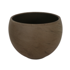 Clay Ball Pot Cover - Basalt 12cm